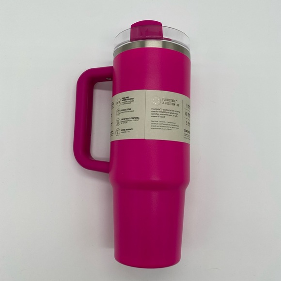 STANLEY Stanley Quencher H2.O FlowStateTM Tumbler 30oz Camelia Limited Edition - Picture 7 of 8